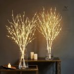 Branche lumineuse LED à piles décorative