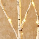 Décoration lumineuse en bouleau à petit prix
