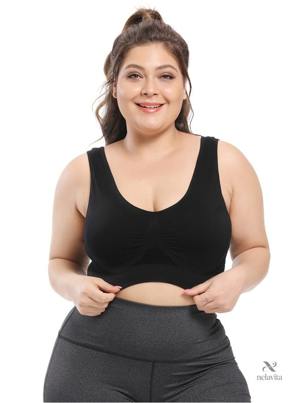 Brassière respirante pour le sport en grande taille