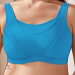 Brassière de sport douce et extensible