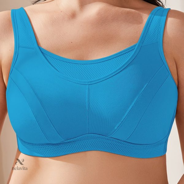 Brassière de sport douce et extensible