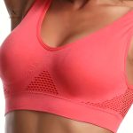 Brassière respirante pour un confort optimal durant l'effort