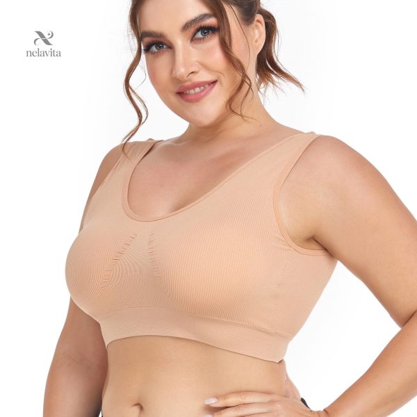 Brassière de sport sans couture, style et confort