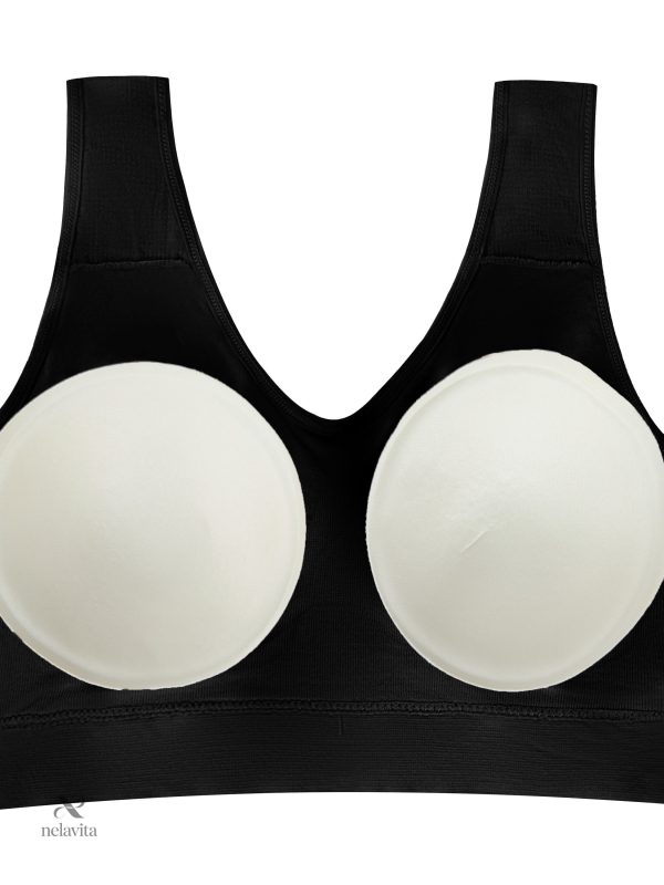 Soutien-gorge de sport grande taille, design sans couture