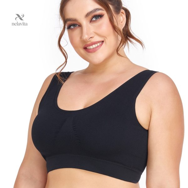 Brassière sportive grande taille, maintien renforcé