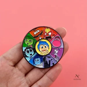Broche Enfant Émotions Colorées – Bouton Fantaisie