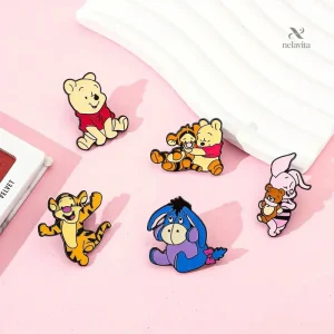 Broches Winnie l’Ourson pour enfants, accessoires colorés