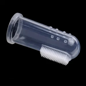 Brosse à dents en silicone pour chiens et chats, format doigt