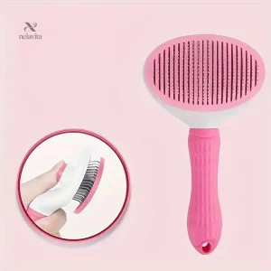 Brosse Auto-Nettoyante pour Chats et Chiens – Brosse de Toilettage à Poils Rétractables | Accessoire Pratique pour Animaux