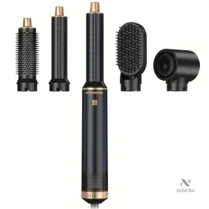 Brosse coiffante multifonction 5-en-1 pour soins capillaires