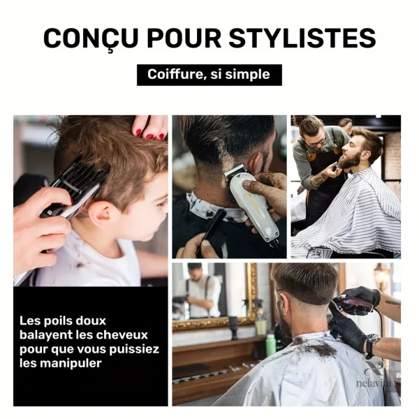 Accessoire de coiffure pour barbier et salon de coiffure