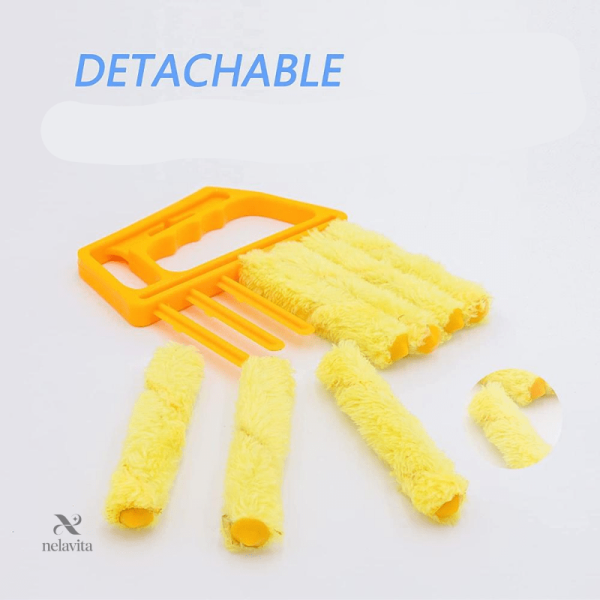 Brosse à fenêtres lavable, idéale pour un usage quotidien