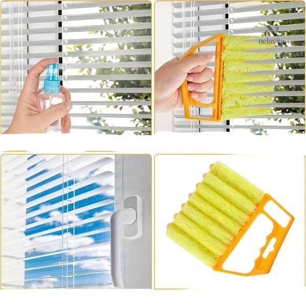 Brosse de nettoyage polyvalente pour surfaces vitrées