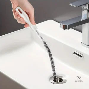 Brosse de nettoyage flexible pour canalisations