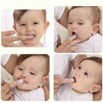 Brosse à dents bébé, conçue pour les gencives sensibles