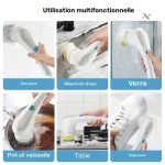 Accessoire ménager pour un entretien rapide des surfaces