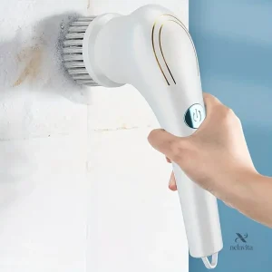 Brosse électrique de nettoyage pour murs et sols