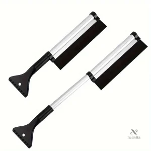 Brosse à neige avec manche long en aluminium pour voiture