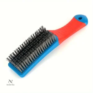 Brosse Métallique de Nettoyage Industriel – Poignée Ergonomique pour Dégraissage et Décapage de Surfaces