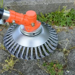 Brosse Métallique de Remplacement 150mm – Disque Désherbeur et Décapant pour Meuleuse Angle 25,4mm
