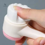 Picots en silicone pour un massage apaisant du visage