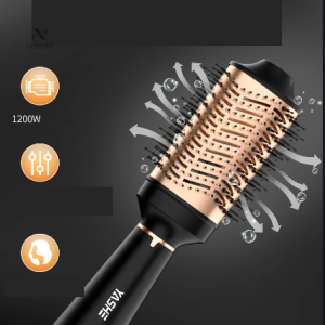 Brosse Chauffante Ionique pour sécher, lisser et boucler