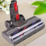Tête d'aspiration avec rouleau rotatif et éclairage LED intégré