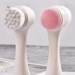 Brosse visage double face pour un nettoyage en profondeur