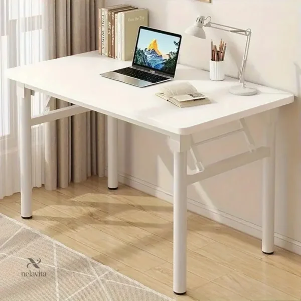 bureau-blanc-pliable-moderne-table-de-travail-minimaliste-wh2qal-1 Bureau pliable blanc moderne pour bureau à domicile
