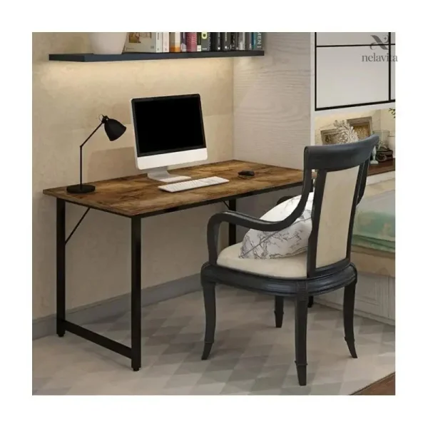 bureau-industriel-en-bois-et-metal-table-de-travail-minim-ct86k7-1 Bureau industriel en bois et métal pour télétravail