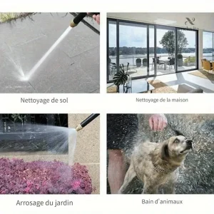 Buse de pulvérisation ajustable pour un jet optimal
