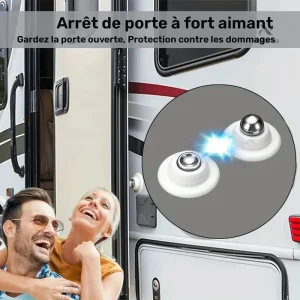 Butée de porte camping-car renforcée pour plus de stabilité