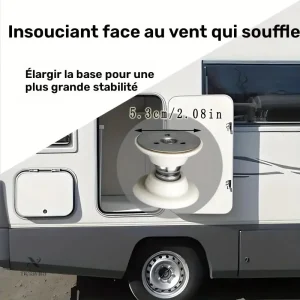 Stabilisateur de porte renforcé, idéal pour camping-car