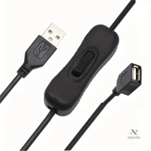 Câble USB avec interrupteur On/Off pratique pour gadgets