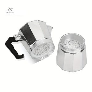 Cafetière Italienne en Aluminium, idéale pour un café savoureux