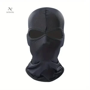 Cagoule intégrale noire – Couvre visage respirant pour moto, ski et sport outdoor