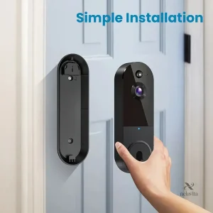 Caméra Sonnette Vidéo WiFi avec Stockage Cloud et Vision Nocturne