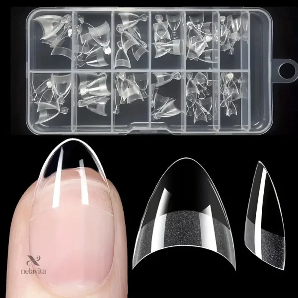 Capsules Transparentes pour French Manucure - Faux Ongles