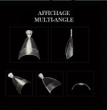 Ongles en Acrylique Transparent pour Manucure Professionnelle