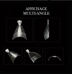 Ongles en Acrylique Transparent pour Manucure Professionnelle