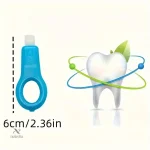 Capuchon brosse à dents enfant en silicone hygiénique 6 cm