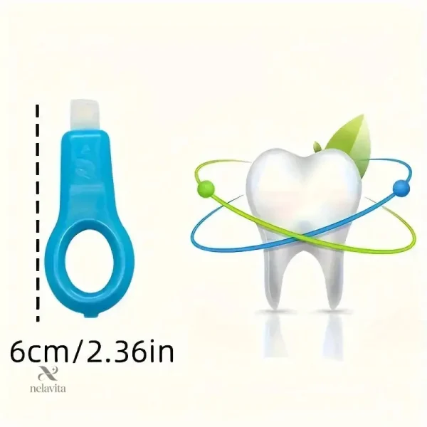 Capuchon brosse à dents enfant en silicone hygiénique 6 cm
