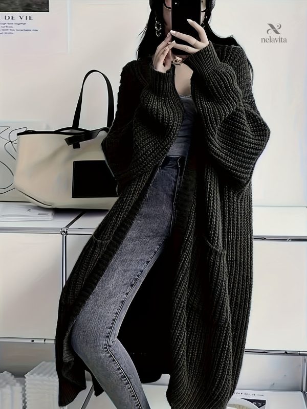 cardigan-grande-taille-ouvert-tricot-loose-1