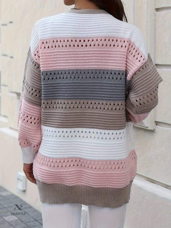 cardigan-grande-taille-tricolore-1