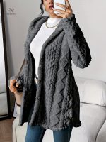 Manteau à capuche avec doublure en fourrure synthétique