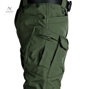 Cargo tactiques doublés en polaire