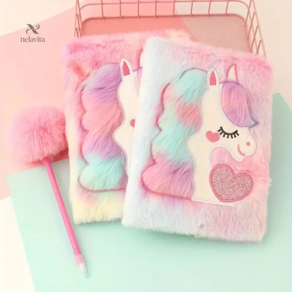 carnet-fourrure-licorne-arc-en-ciel-avec-stylo-pompon-jou-nyzp0x-1