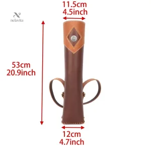 Étui à flèches robuste en cuir élégant