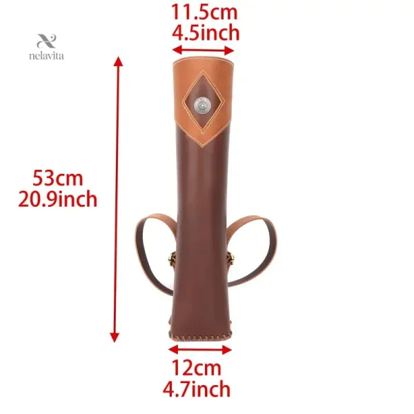 Étui à flèches robuste en cuir élégant