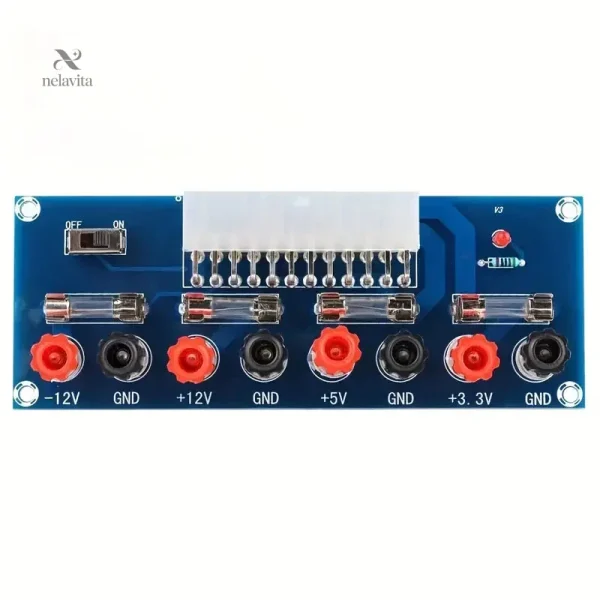 Adaptateur ATX pour tests d'alimentation avec sécurités incluses
